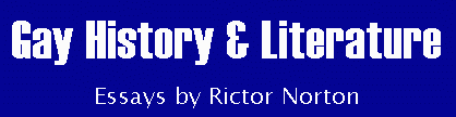 Essays on Gay History and Literature by Rictor Norton