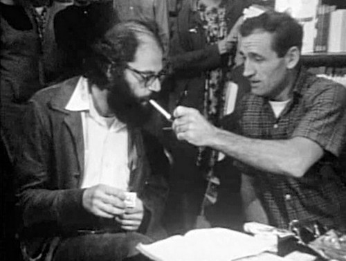 Photograph of Allen Ginsberg and Neal Cassady
