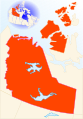 Northwest Territories Locator Map
