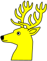 Stag head and neck couped (based on File:Waregem wapen.svg by User:Archmedus)
