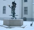 Sieben-Raben-Brunnen in Frankfurt (Oder)