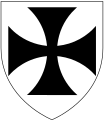 Cross pattée couped in heraldry