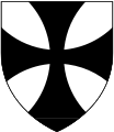 Cross pattée throughout in heraldry